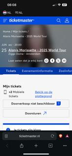 Alanis Morrissette 25 juni in Ziggo Dome - 4 kaartjes, Tickets en Kaartjes, Drie personen of meer, Juni