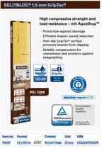 pvc ondervloer selitbloc 10dB goud 10 m2 aanbieding goedkoop, Overige materialen, 30 cm of meer, Verzenden, 50 tot 150 cm