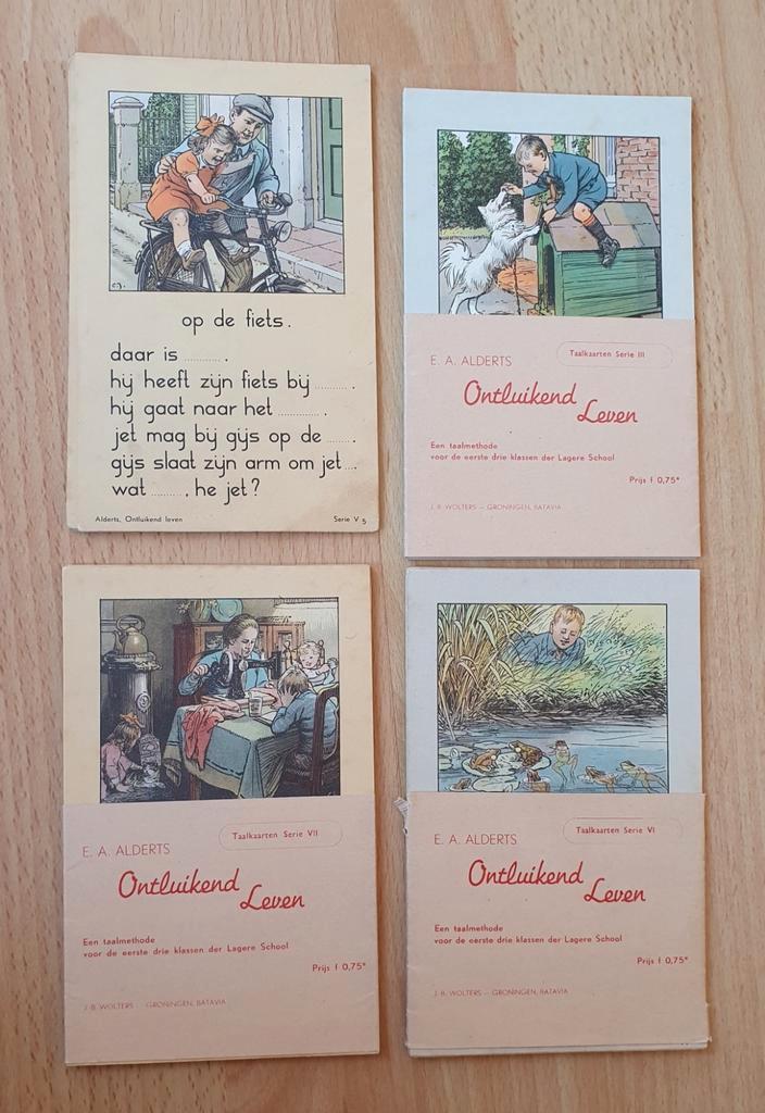 E.A. Alderts Ontluikend Leven Taalmethode, Antiek en Kunst, Antiek | Boeken en Bijbels, Ophalen of Verzenden