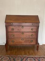 Antiek eiken secretaire (bureau), Ophalen, Gebruikt