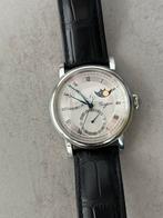 Sugess S426 moonphase horloge - incl. 2 leren bandjes., Ophalen of Verzenden, Zo goed als nieuw, Leer, Overige merken