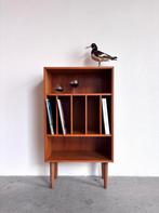 VINTAGE | DEENS | KAST | VINYL VAKKEN | TEAK, Ophalen, Met plank(en), Gebruikt, 100 tot 150 cm