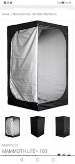 Mammoth Lite 100 Kweektent - 100x100x180cm, Staal, Folie, Ophalen of Verzenden, Kweekkas