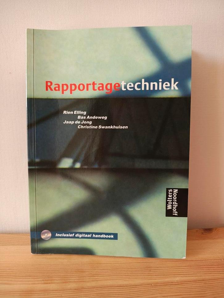 Rapportagetechniek, Boeken, Studieboeken en Cursussen, Zo goed als nieuw, HBO, Beta, Ophalen of Verzenden