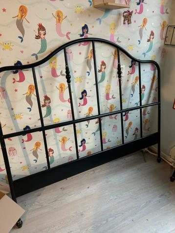 Ikea SAGSTUA bedframe - Zwart metalen bed - afbeelding 4