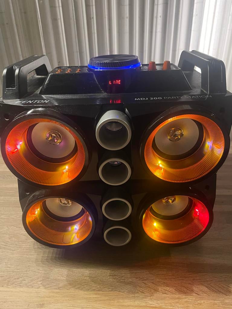 Fenton MDJ 200 Party Station - Draagbare Speaker, Overige merken, Overige typen, Ophalen of Verzenden, Zo goed als nieuw