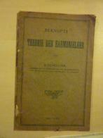 S. Schellink - Beknopte theorie der harmonieleer, Ophalen of Verzenden, Gelezen, Artiest