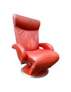 Zeer comfortabele Leolux Helical design relaxfauteuil, Huis en Inrichting, Ophalen, Gebruikt, 75 tot 100 cm, Metaal