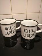 Mokken, Huis en Inrichting, Keuken | Servies, Ophalen of Verzenden, Zo goed als nieuw, Overige stijlen, Kop(pen) en/of Schotel(s)