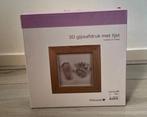 Prénatal fotolijst met 3D gipsafdruk naturel, Verzenden, Nieuw