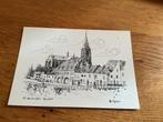 C1145) Maastricht kerk illustrator A Schiffeleers, Ophalen of Verzenden, Limburg