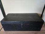 Hele Mooie Zwarte Vintage Kist, Ophalen, Minder dan 50 cm, 50 tot 100 cm, Zo goed als nieuw
