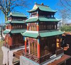 Zeer mooie grote Chinese huizen of tempels 160 cm hoog uniek, Ophalen