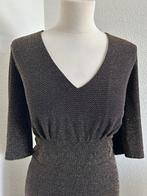 King Louie maat XXL shiloh maxi dress glitter 2706, Zwart, Maat 46/48 (XL) of groter, Ophalen of Verzenden, Zo goed als nieuw