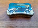 Antiek mini blikje met auto 1910-1920, Verzamelen, Ophalen of Verzenden, Gebruikt, Overige