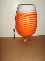 Zeldzaam!Heel groot vintage glas,38cm,puntgaaf!Handgemaakt, Ophalen of Verzenden, Huis en Inrichting