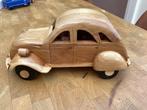 2cv 1:18 van hout handgemaakte Citroën, Hobby en Vrije tijd, Modelauto's | 1:18, Ophalen of Verzenden, Nieuw, Auto, Overige merken