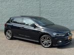 VW Polo 1.0 TSI Highline R-Line Pano Digital Cockpit Keyless, Zwart, USB, Zwart, Origineel Nederlands