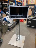 19Inch Flightcase 6He op TRUSS poot met vloerplaat. TOPPER, Ophalen, Zo goed als nieuw, Overige instrumenten, Flightcase
