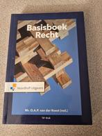 Basisboek Recht, Ophalen of Verzenden, Alpha, Zo goed als nieuw, HBO