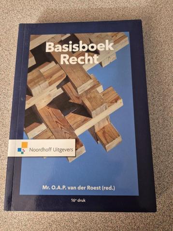 Basisboek Recht beschikbaar voor biedingen