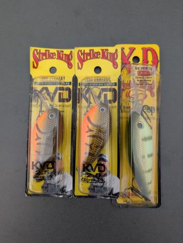 Strike King KVD 2.5 & 6XD Crankbaits - Nieuw! beschikbaar voor biedingen
