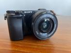 Sony A6000 + 16-50mm f/3.5-5.6, Audio, Tv en Foto, Fotocamera's Digitaal, Spiegelreflex, Gebruikt, Sony, 24 Megapixel