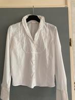 Witte blouse maat M - Lange mouwen, nette staat, Ophalen of Verzenden, Zo goed als nieuw, Maat 38/40 (M), Wit