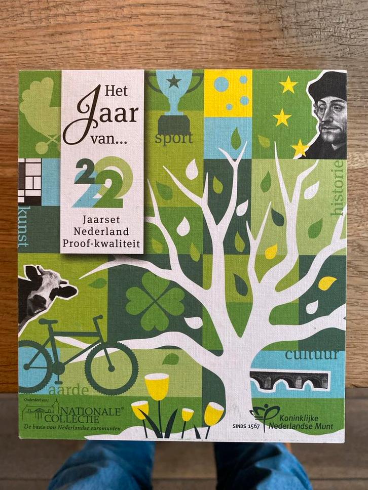 Jaarset Nederland 2022 Proof-kwaliteit, Postzegels en Munten, Munten | Nederland, Setje, Euro's, Koningin Beatrix, Ophalen of Verzenden