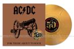 LP AC/DC – For Those About To Rock LMTD Edition Nieuw Goud, Ophalen of Verzenden, Nieuw in verpakking