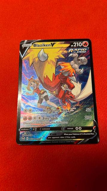 Blaziken V tg14/tg30 AR FULL SRT SILVER TEMPEST beschikbaar voor biedingen