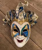 Mini Venice masker Boris Brejcha - blue joker, Nieuw, Accessoires, Verzenden