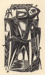 0012 Ex Libris Nederland : Jan van Doorn, z.j., Antiek en Kunst, Kunst | Etsen en Gravures, Verzenden
