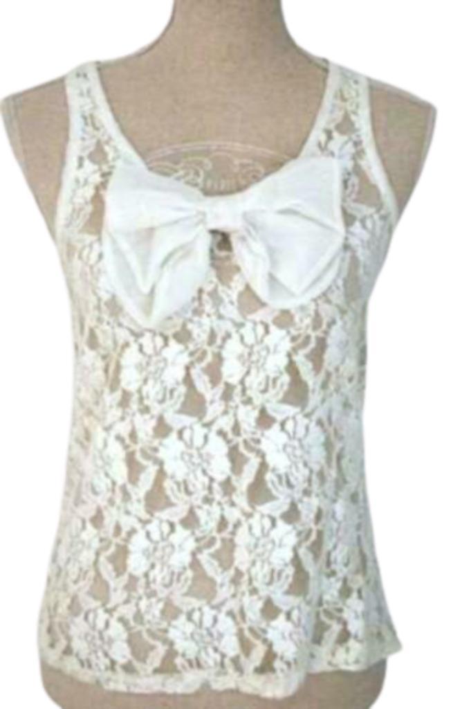 It Hippie top, hemd, wit, Mt. M, Kleding | Dames, Tops, Zo goed als nieuw, Maat 38/40 (M), Wit, Zonder mouw, Verzenden