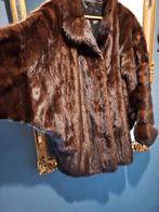 Nerts bontjas mink vintage vleermuismouwen, Kleding | Dames, Bruin, Maat 42/44 (L), Ophalen of Verzenden, Zo goed als nieuw