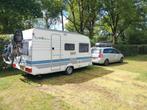 Hobby de luxe 400 caravan met stapelbed 6 slaapplekken, Hobby, Treinzit, 750 - 1000 kg, Particulier