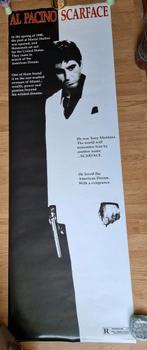 Lange Sarface poster, Ophalen of Verzenden, Gebruikt, Rechthoekig Staand