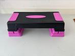 Verstelbare Aerobic Fitness Step Stepper roze zwart, Ophalen, Gebruikt, Metaal, Stepapparaat