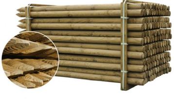 weide palen, geïmpregneerd beschikbaar voor biedingen