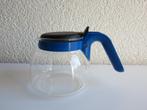 Bodum Koffiekan van glas met blauwe kunststof handgreep, Overige typen, Ophalen of Verzenden, Overige stijlen, Glas