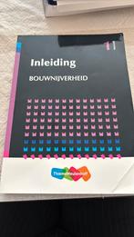 Inleiding Bouwnijverheid - Deel 1, Ophalen of Verzenden, Nieuw, Overige niveaus, Overige vakken