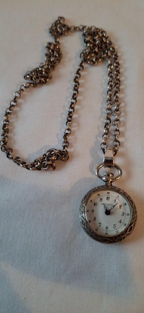 sieraden zilver horloge, Sieraden, Tassen en Uiterlijk, Antieke sieraden, Overige typen, Zilver, Verzenden