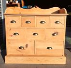 Ladekast grenen naturel 9 lades, Huis en Inrichting, RoDeKo Volendam, R.kooij65@gmail.com, Metaal, 5 laden of meer