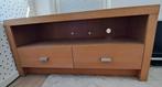 Blank eiken tv meubel, Ophalen, 100 tot 150 cm, Eikenhout, Zo goed als nieuw