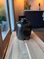 Vaasje zwart grijs antraciet parelmoer, Ophalen of Verzenden, Nieuw, Zwart, Minder dan 50 cm