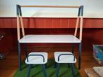 Kindertafel met 2 stoeltjes, Ophalen, Gebruikt, Tafel(s) en Stoel(en)