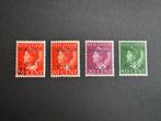 Nederlands Indie 1946 Hulpportzegels NVPH nr P49-52 ongest, Postzegels en Munten, Verzenden, Nederlands-Indië