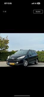 Peugeot 207 1.6 16V SW Outdoor 2008 Zwart, Auto's, 4 cilinders, Origineel Nederlands, Stationwagon, Handgeschakeld