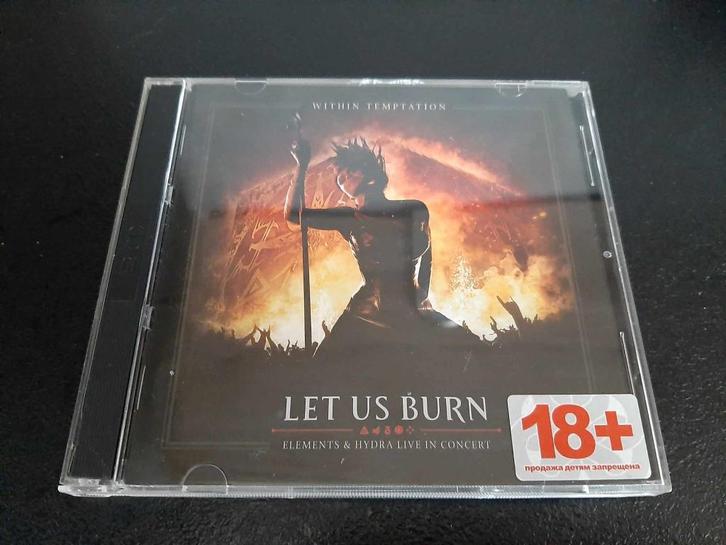 Within Temptation: Let us burn (2x cd, Rusland)!, Cd's en Dvd's, Cd's | Hardrock en Metal, Gebruikt, Ophalen of Verzenden