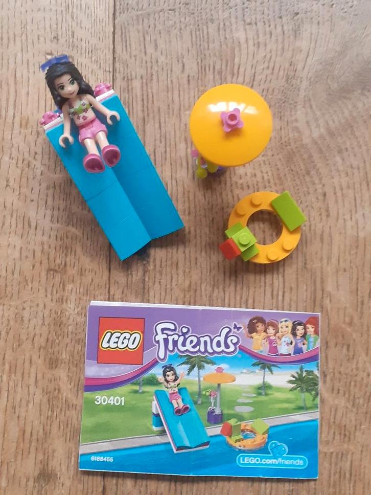 LEGO Friends 30401 Waterglijbaan, Kinderen en Baby's, Speelgoed | Duplo en Lego, Zo goed als nieuw, Lego, Complete set, Ophalen of Verzenden